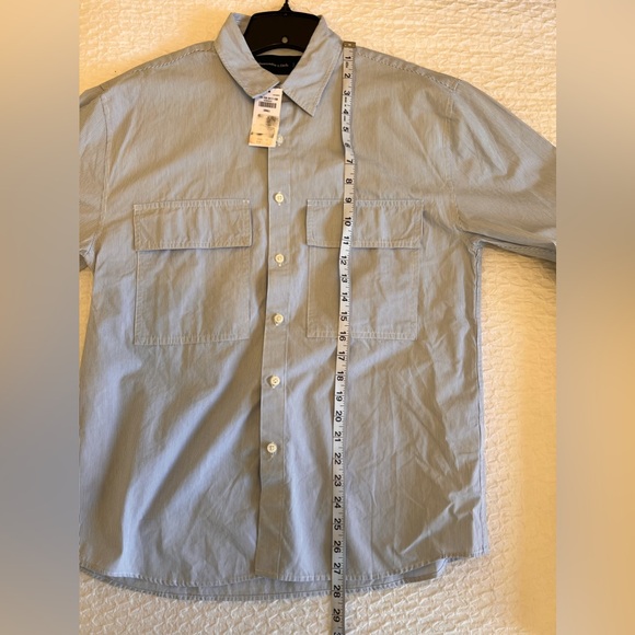 Abercrombie & Fitch Blue Striped Button Down - Picture 2 of 11
